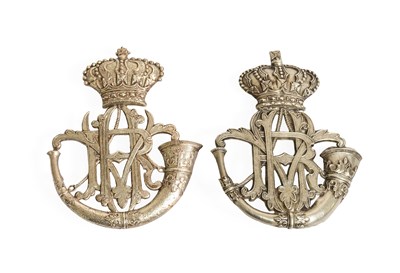 Lot 143 - Two Victorian Pouch Badges to the Hyderabad...