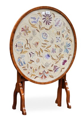Lot 1378 - A Satinwood Tilt-Top Occasional Table, with...