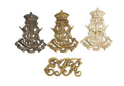 Lot 146 - A Helmet Badge to the East India Railway...