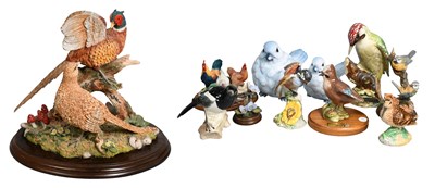 Lot 264 - Beswick Birds, including Woodpecker and Magpie;...