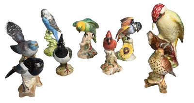 Lot 262 - Beswick Birds, including: Lapwing, Woodpecker,...