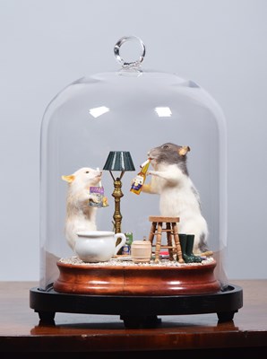 Lot 15 - Anthropomorphic Taxidermy: A Whimsical Display...