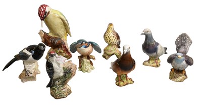 Lot 247 - Beswick Birds, including: Woodpecker,...