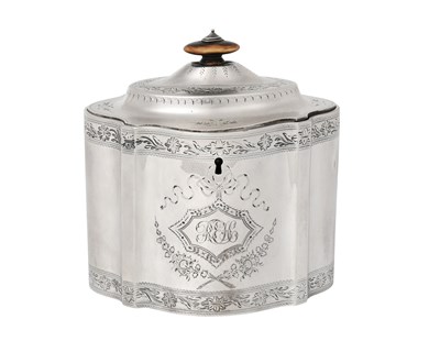 Lot 2030 - A George III Silver Tea-Caddy
