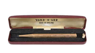 Lot 2068 - A Gold 'Barker's Pointer Pencil'