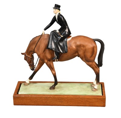 Lot 1135 - Royal Worcester "At the Meet", model No. 3114...