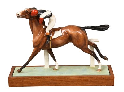 Lot 1136 - Royal Worcester "Cantering to the Post", model...