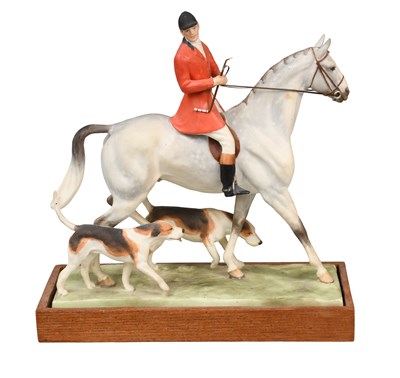 Lot 1138 - Royal Worcester "Huntsman & Hounds", model No....