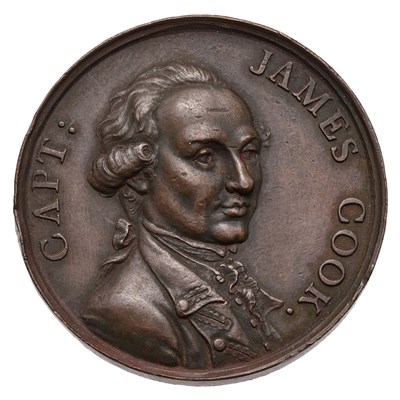 Lot 125 - Death of Captain Cook Medal 1779, in bronze,...