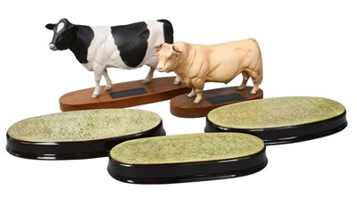 Lot 272 - Beswick Connoisseur Models, Friesian Cow and...