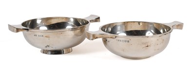 Lot 24 - Two George V Silver Quaichs, One by S....