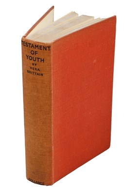 Lot 269 - Brittain (Vera). Testament of Youth. London:...