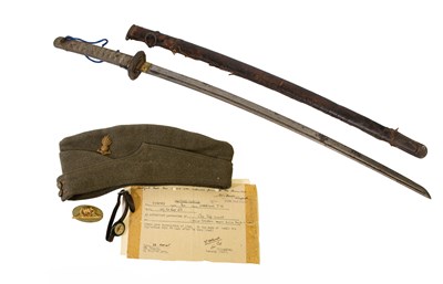 Lot 249 - A Second World War Japanese NCO Shin-Gunto...