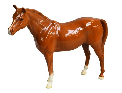 Lot 1108 - Beswick Arab, model No. 1771, chestnut gloss...