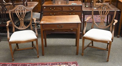 Lot 1288 - A George III Mahogany Single Drawer Side Table,...