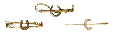 Lot 508 - A Split Pearl Brooch, depicting the initial 'C'...