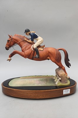 Lot 1137 - Royal Worcester "H.R.H Princess Anne on...