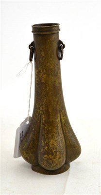 Lot 151 - A Chinese barbed bronze vase