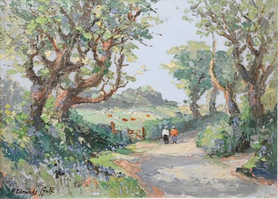 Lot 1080 - Harry Edmunds Crute (1888-1975) "Spring in a...