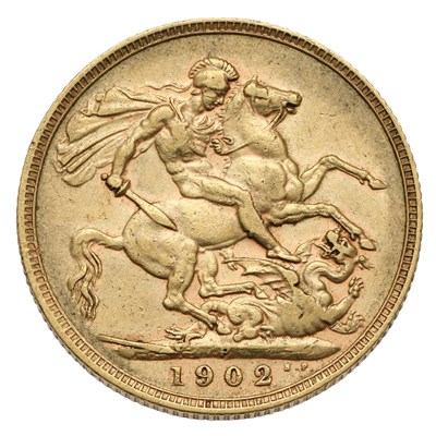 Lot 166 - Edward VII, Sovereign 1902P, Perth Mint; near...