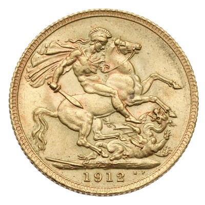 Lot 177 - George V, Sovereign 1912; extremely fine