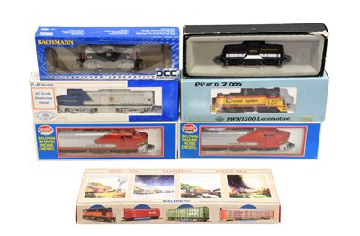 Lot 3185 - Model Power HO Gauge Two Baldwin Sharknose Diesels