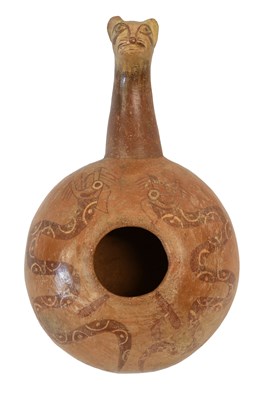 Lot 286 - A Peruvian Vicus Pottery Dipper, with...
