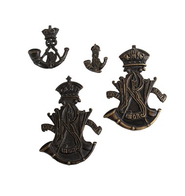 Lot 155 - Two Indian Rifle Regiment Headdress Badges,...