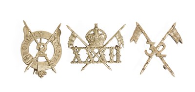 Lot 158 - Two Indian Army Badges to the 32nd Lancers,...