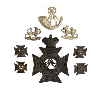 Lot 160 - A Victorian Helmet Plate to the Naini Tal...
