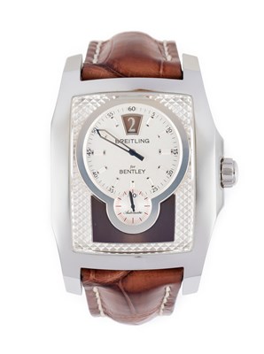 Lot 2425 - Breitling: A Stainless Steel Automatic Jump...