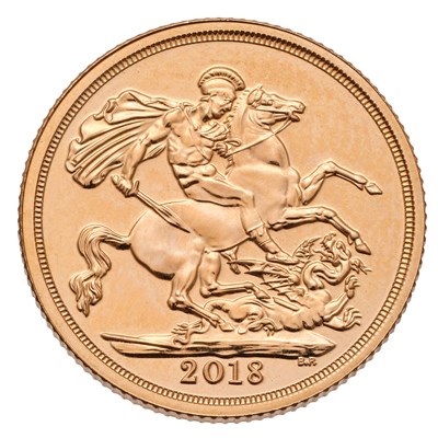 Lot 212 - Elizabeth II, Sovereign 2018; signs of...