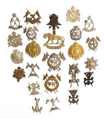 Lot 163 - Two Indian Frontier Forces Headdress Badges to...