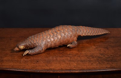 Lot 213 - Taxidermy: A Late Victorian Indian Pangolin or...