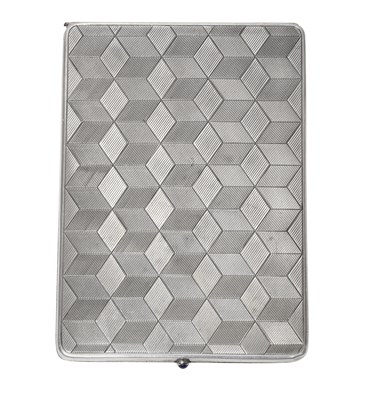 Lot 2057 - A Continental Silver Cigarette-Case