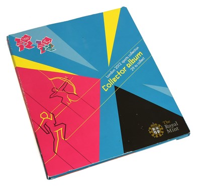 Lot 417 - London Olympics 2012 50p Collection, complete...
