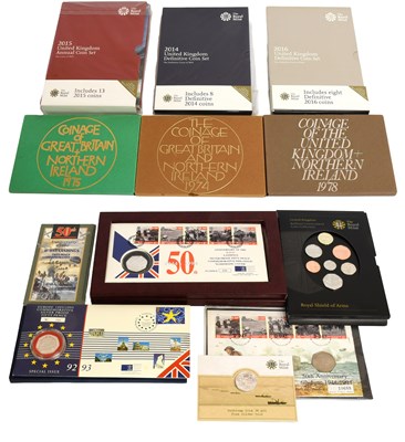 Lot 271 - Assorted UK Uncirculated Sets and Proof Coins,...