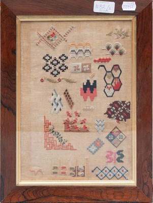 Lot 1182 - 19th Century Needlework Pictures and Samplers...
