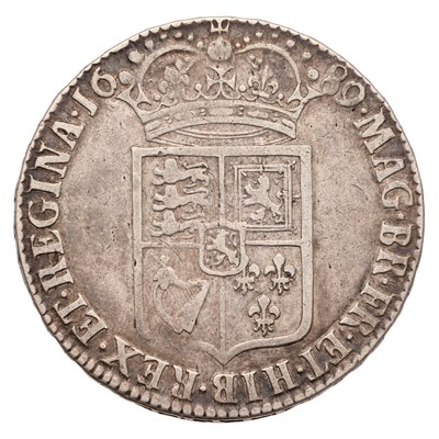 Lot 39 - William and Mary, Halfcrown 1689, first busts,...