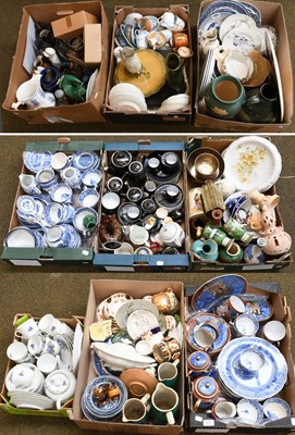 Lot 341 - A Large Collection of Mixed Pottery and...