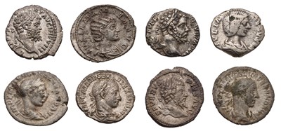 Lot 8 - Roman Imperial, Assorted Severan Dynasty...
