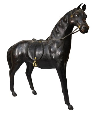 Lot 422 - Manner of Liberty & Co: A Leather-Mounted...
