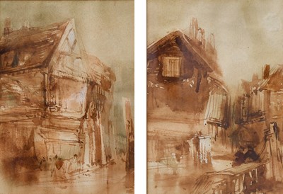 Lot 1232 - Henry Barlow Carter (1804-1868) “Old Houses,...