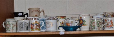 Lot 187 - A shelf of Royal Commemorative ware