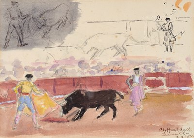 Lot 554 - Clifford Hall (1904-1973) "Sevilla" Signed,...
