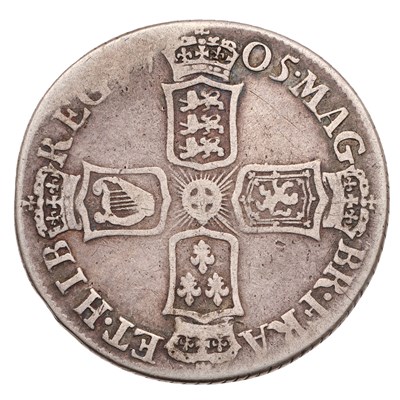 Lot 53 - Anne, Shilling 1705, second bust, angles plain,...