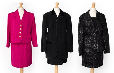 Lot 1039 - Three Ladies Designer Suits, comprising a Yves...