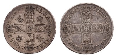 Lot 51 - Anne, Shilling 1702, first bust, VIGO below...