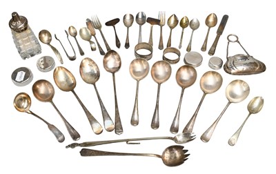 Lot 151 - A Collection of Assorted Silver and Silver...