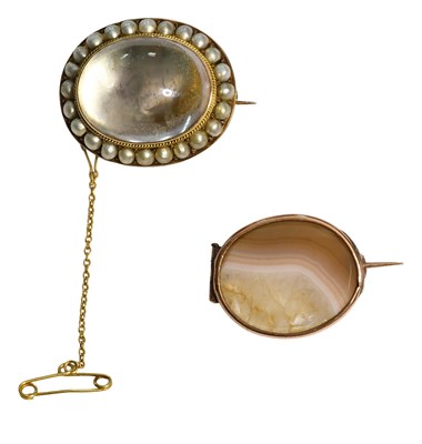 Lot 453 - A Rock Crystal and Split Pearl Cluster Brooch,...
